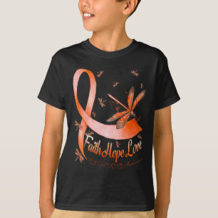 Camiseta Faith Hope ama o Dragão de Consciência do RSD CRPS