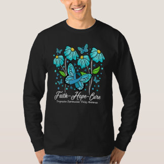 Camiseta Faith Hope Cure Butterfly Progressive Supranuclear