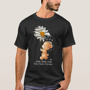 Camiseta Faith Hope Cure Zebra Rare Disease Sensibilização