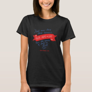 Camiseta Faith Hope e Love 2