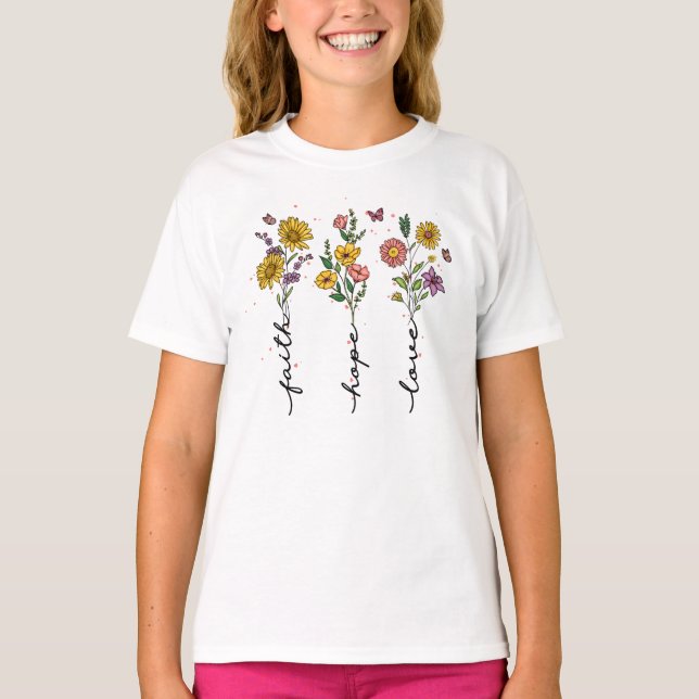 Camiseta Faith-Hope-Love (Frente)