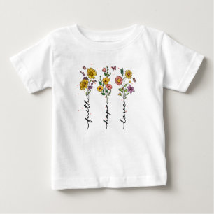 Camiseta Faith-Hope-Love
