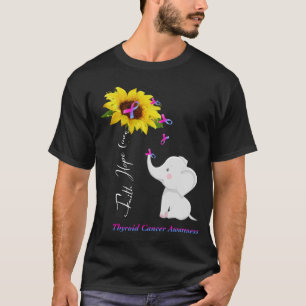 Camiseta Faith Hope Love Câncer de tiróide
