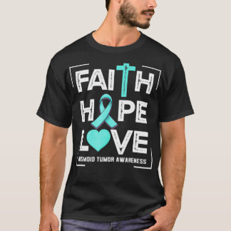 Camiseta Faith Hope Love Desmoid Tumor Awareness 