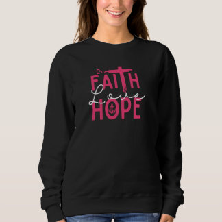 Camiseta Faith Hope Love Inspirador Christian Bíblia Cote