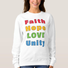 Camiseta Faith Hope Love Unity