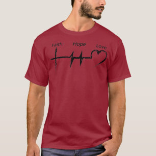Camiseta Faith Hope    LoveCute Motivational Gift