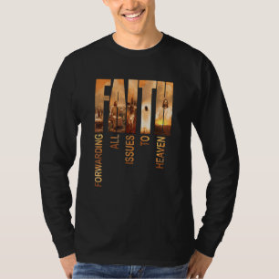 Camiseta Faith Jesus Christian Envia Todos Os Problemas A E