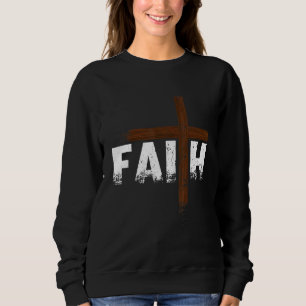 Camiseta Faith Jesus Cruz Igreja Religiosa Cristã 1