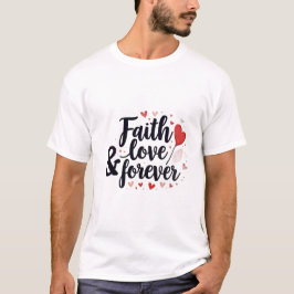Camiseta faith love forever