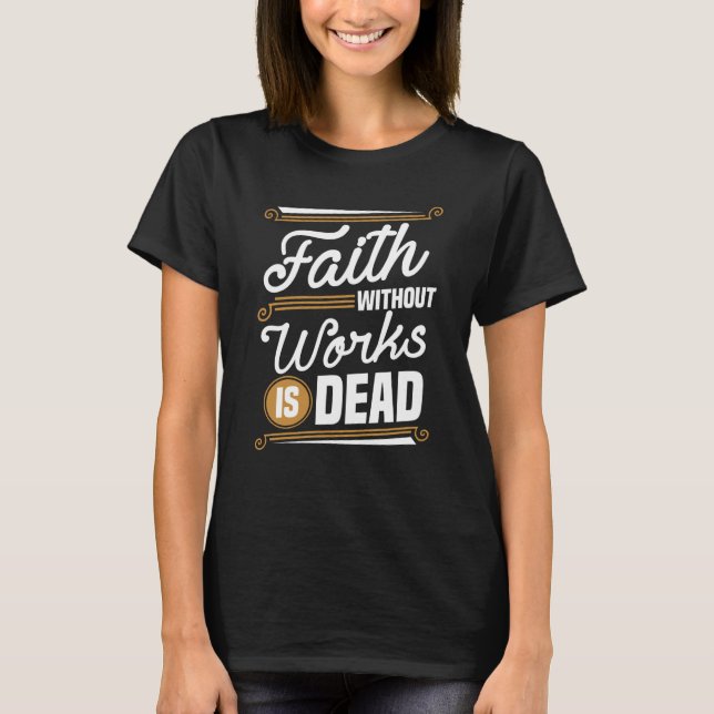 Camiseta Faith Love God Lord Hope Jesus Religion Christ Chr (Frente)