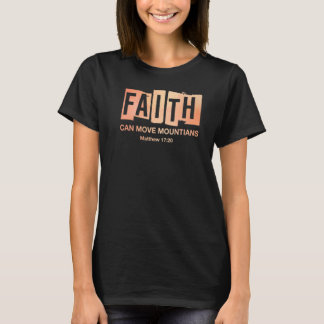 Camiseta Faith Mover Montanhas Christian