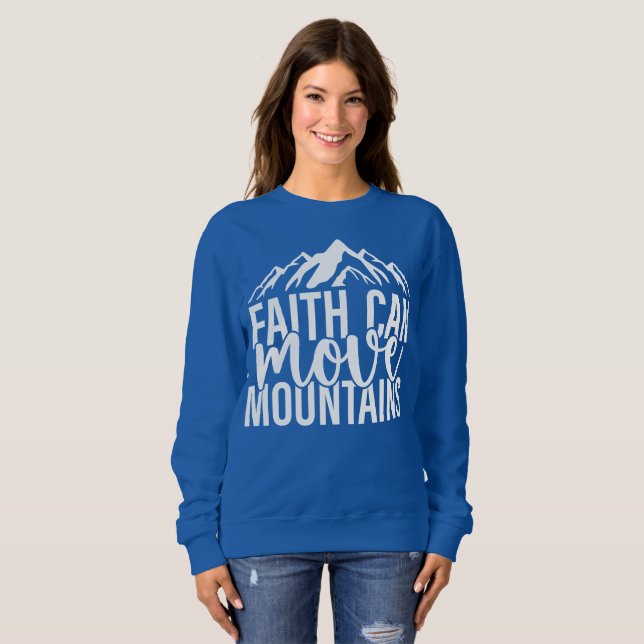 Camiseta Faith Mover Montanhas Sweatshirt (Frente Completa)