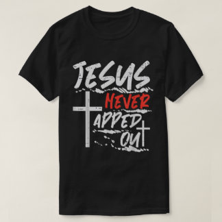 Camiseta Faith Over Fear Bold Christian Cross Art