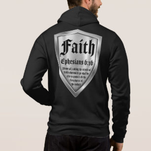 Camiseta Faith Shield Christian Faith Bíblia Verse Ephesia