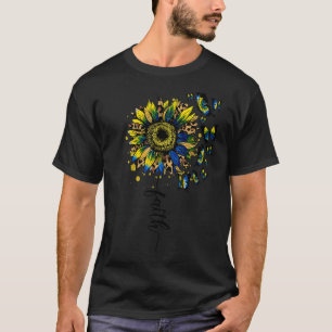 Camiseta Faith Sunflower Break O Stigma Mental Health Awa