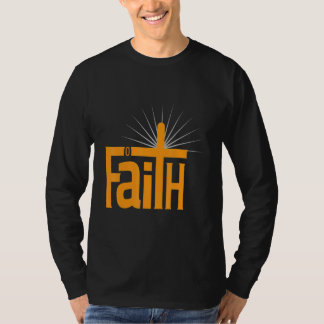 Camiseta Faith Trust Cross Bíblia Verse Christian 1