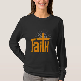 Camiseta Faith Trust Cross Bíblia Verse Christian 1