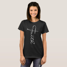 Faith Typografia Christian Black and White Modern