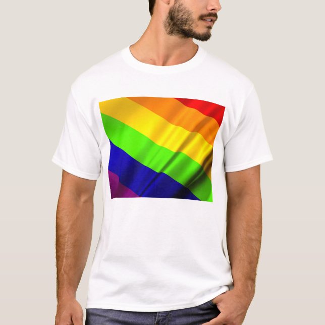 Camiseta Faixa arco-íris (Frente)