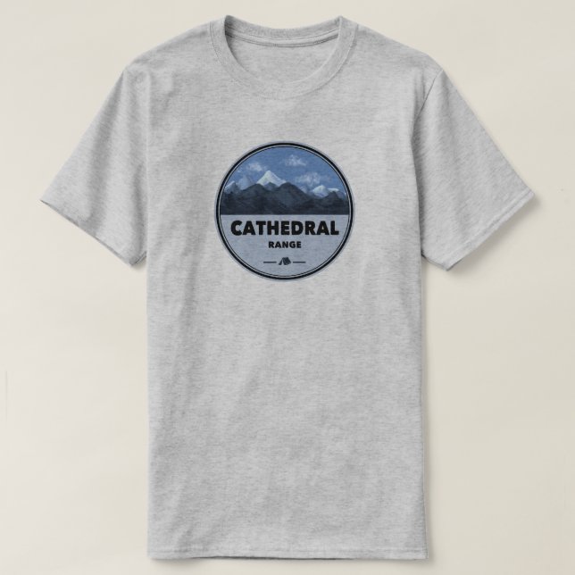 Camiseta Faixa Cathedral Camping Califórnia (Frente do Design)