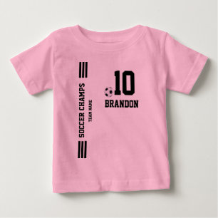Camiseta faixa cor-de-rosa preto esporte personalizado