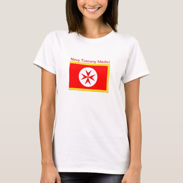 Camiseta Faixa da Toscana Medici Marinho (Frente)