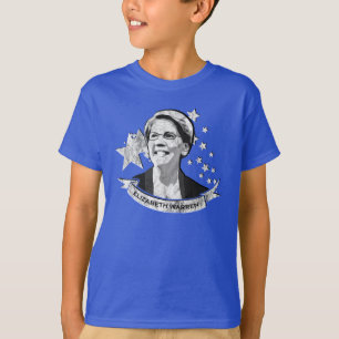 Camiseta faixa de estrelas Elizabeth Warren