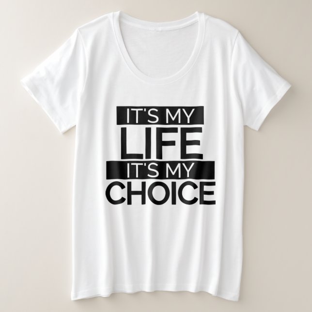 Camiseta Faixa de Protesto Texan Pro Choice (Frente do Design)