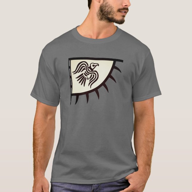 Camiseta Faixa de Viking Raven (Frente)