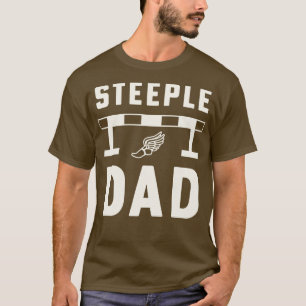 Camiseta Faixa e campo do Pai Steeplechase Runner Steeple