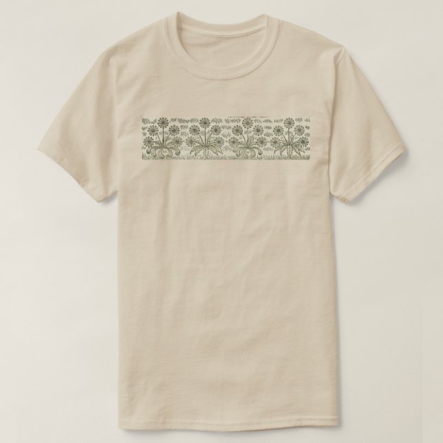 Camiseta Faixa Floral (Frente do Design)