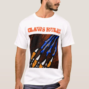 CAMISETA FAIXAS LARANJAS E PRETAS    