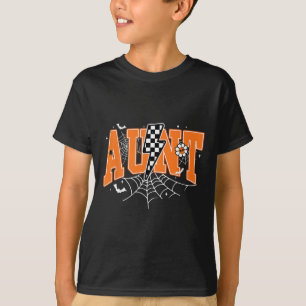 Camiseta Fal na Web da Spider do Halloween da Tia Retroativ