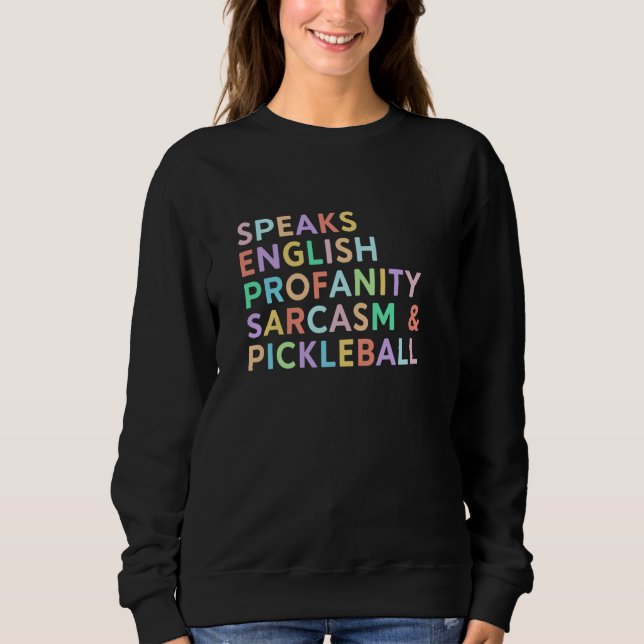 Camiseta Fala Idiomas Inglês Sarcasmo Palavrão Picles (Frente)