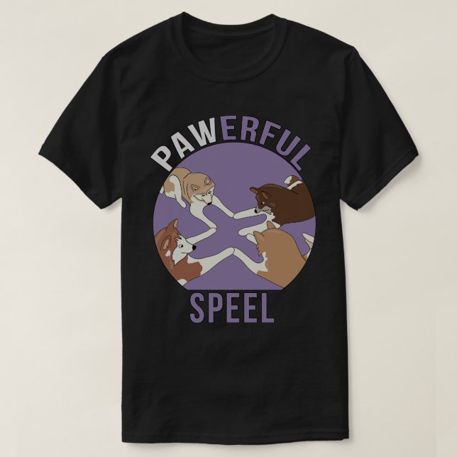 Camiseta Fala ruim de PAWerful (Frente do Design)