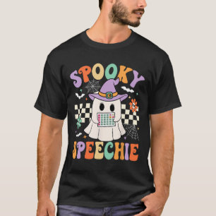 Camiseta Fala Spookhie Terapia de Fala Retroativa Halloween
