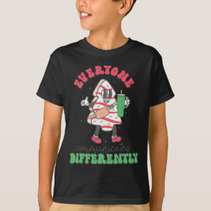 Camiseta Fala Terapia Natal Todos Comunicam Diff