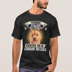 Camiseta Falador Pessoal Eu Vou Segui-Lo Norwich Terrier