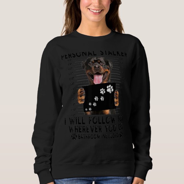 Camiseta Falador Pessoal Eu Vou Segui-Lo Rottweiler (Frente)