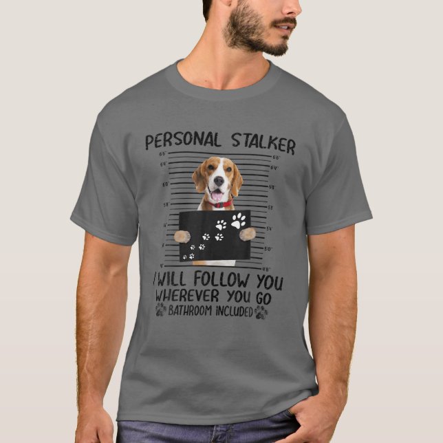 Camiseta Falador Pessoal, Vou Segui-Lo Engraçado (Frente)