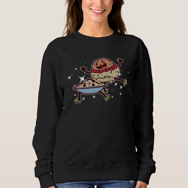 Camiseta Falafel Dancing with Hummus Levantine Food Chef (Frente)
