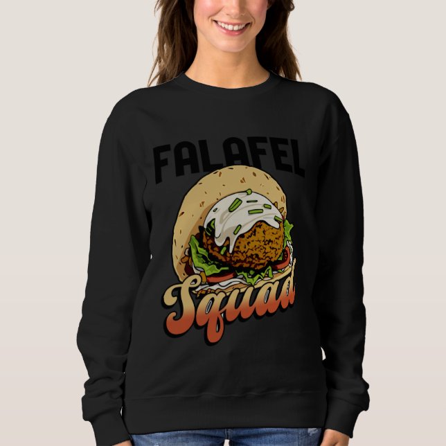 Camiseta Falafel Squad Hummus Arabic Food Chef (Frente)