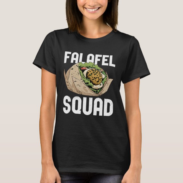 Camiseta Falafel Squad Levantine Food Hummus (Frente)