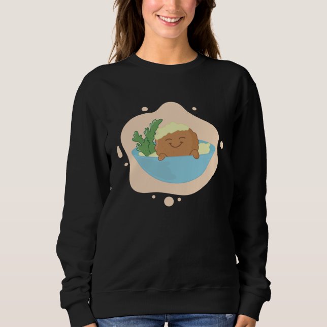 Camiseta Falafel Swimming in Hummus Bowl Levantine Food (Frente)