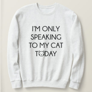 Camiseta Falando Apenas Com Meu Gato