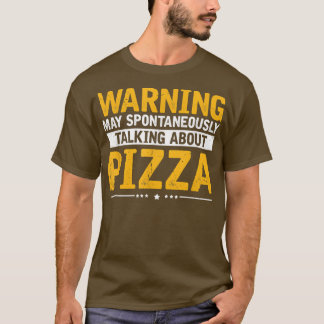 Camiseta Falando De Pizza, Pizza Engraçada, Comida Rápida S