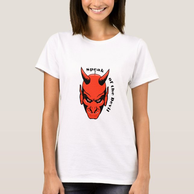 Camiseta Falando do Diabo - o velho T-Shir, uma apresentaçã (Frente)