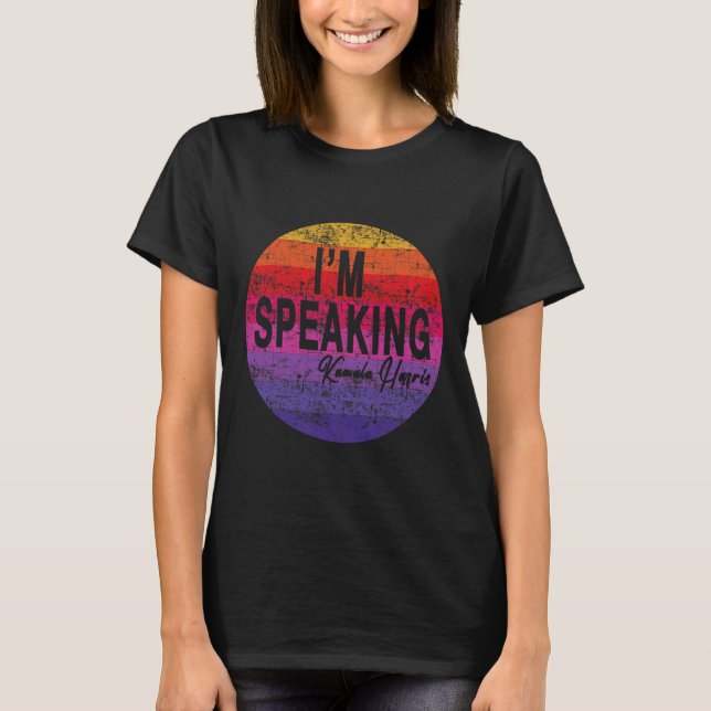 Camiseta Falando Kamala Harris 3 (Frente)