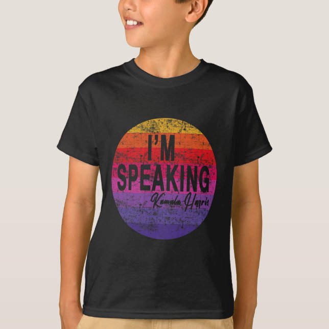 Camiseta Falando Kamala Harris 3 (Frente)